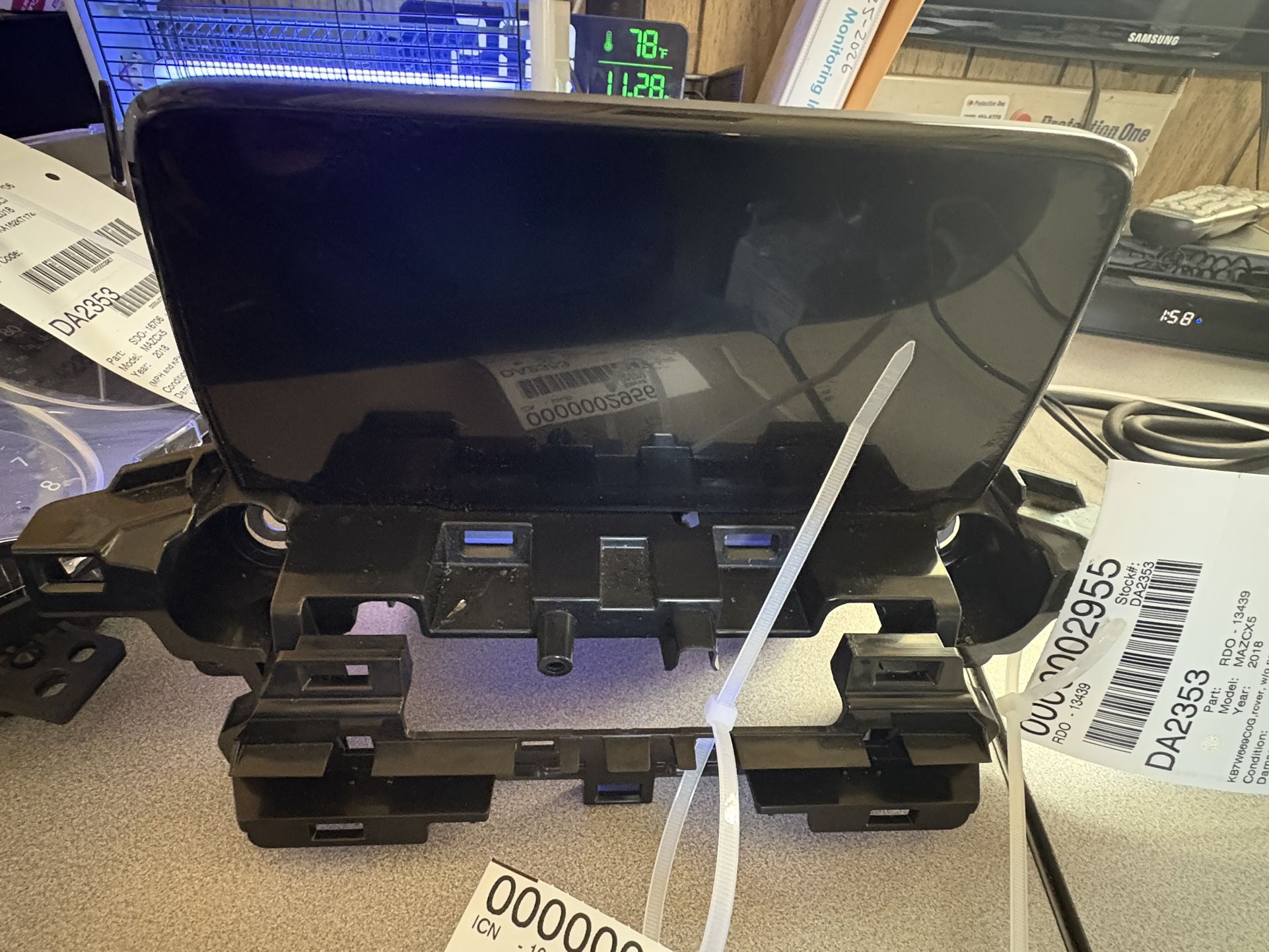 2018 Mazda CX-5 Parts Ac Controls, Radio Screen, Satellite Timer And Receiver