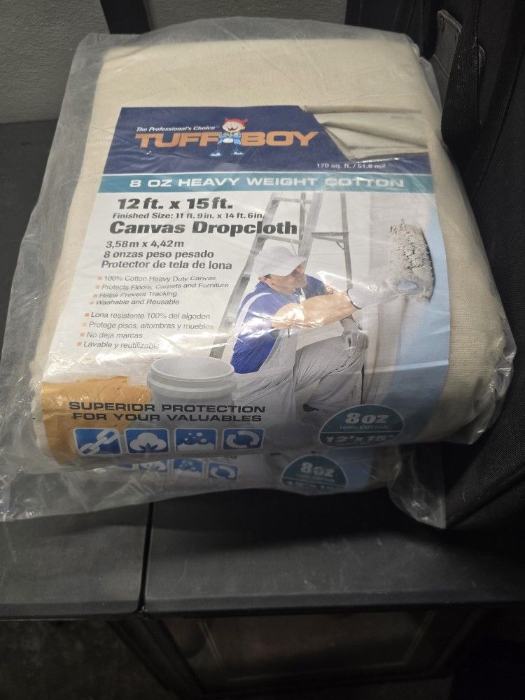 12'x15' Canvas Drop Cloth