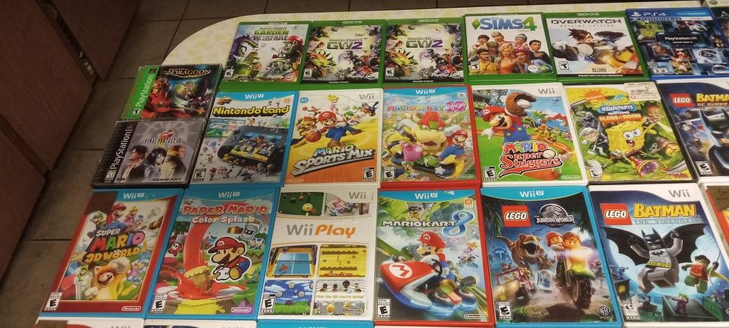 MARIO AND ZELDA GAMES........WII U.....Wii.....nintendo....n64.....game Cube....and...GameCube Games......Ps4...games....Ps3....games....Xbox ONE...GA