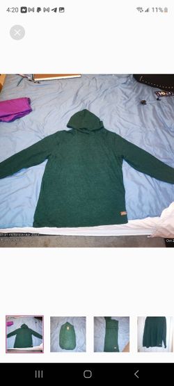 Men's Large Green Alpaca Hoody