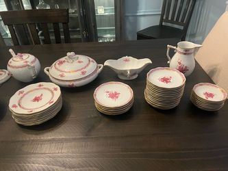 Vintage Herend Apponyi Pink (AP) China Collection – Hungary – Hand-Painted