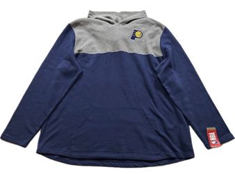 Indiana Pacers Pullover Hoodie Sweatshirt Mens 3XL New With Tags Gray Blue