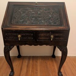 Antique Oak Secretary / Writing Desk