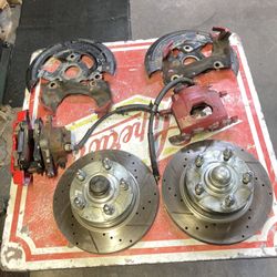 66 Nova Used Front Discs Brakes And Rear 9inch Complete Kit