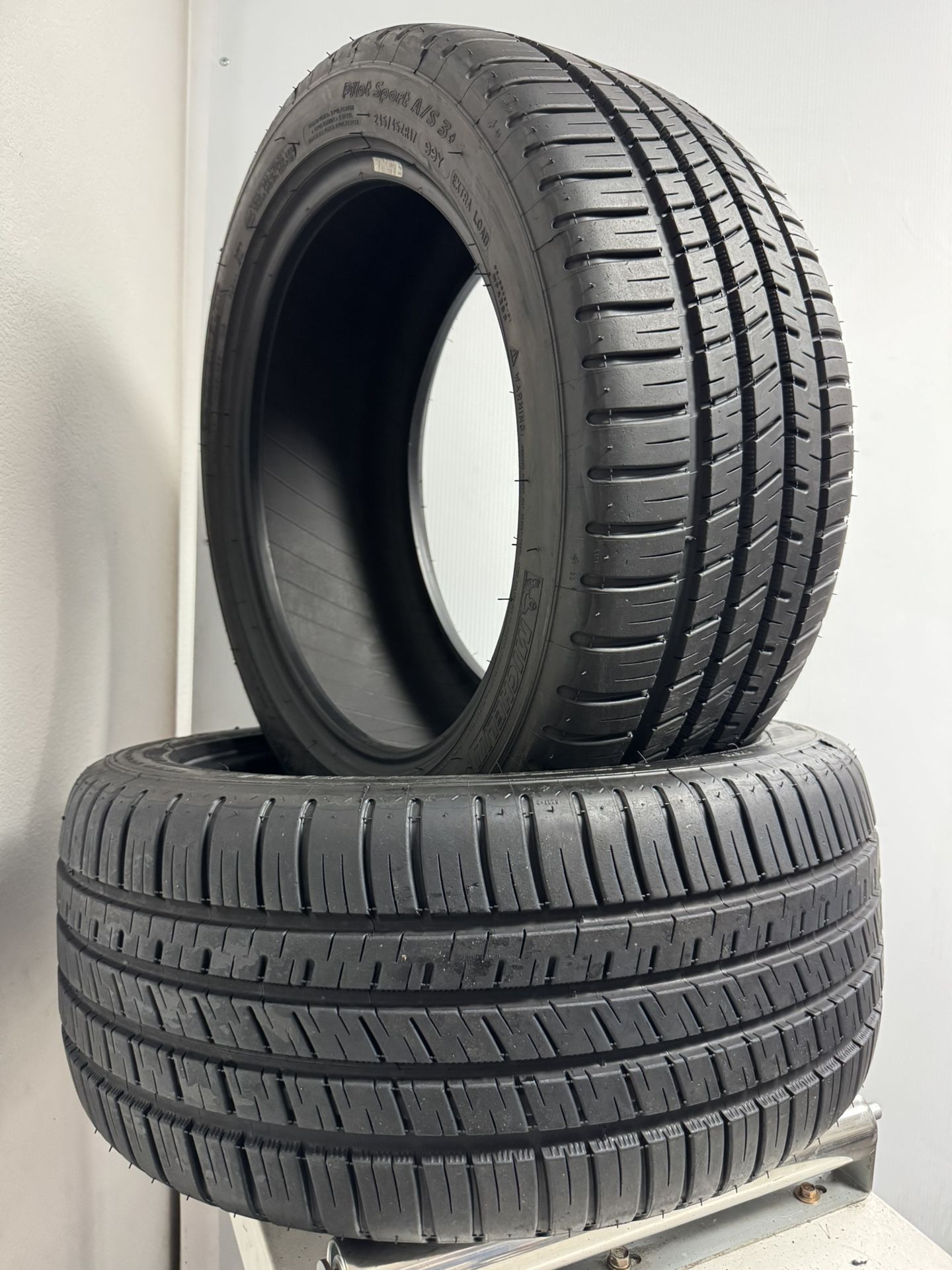 Michelin 245/45zr17 - Set Of (2) Tires - $130 For Both for Sale in Las ...