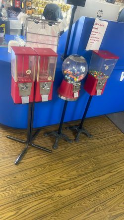 Four Candy Machines Complete With Keys