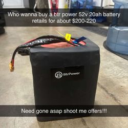 Btr Power Battery 48v 20ah NEED GONE ASAP