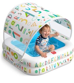OPPU Inflatable Baby Pool with Canopy
