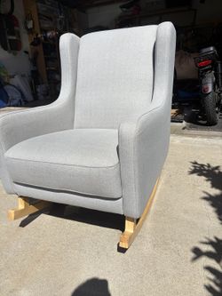 Babyletto Kai Nursery Rocking Chair – Grey Eco-Twill Rocker