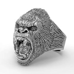 Stainless steel Gorilla ring