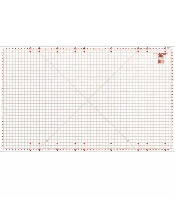 Sullivans 36''x59'' Gridded Cutting Mat for Home Hobby Table

