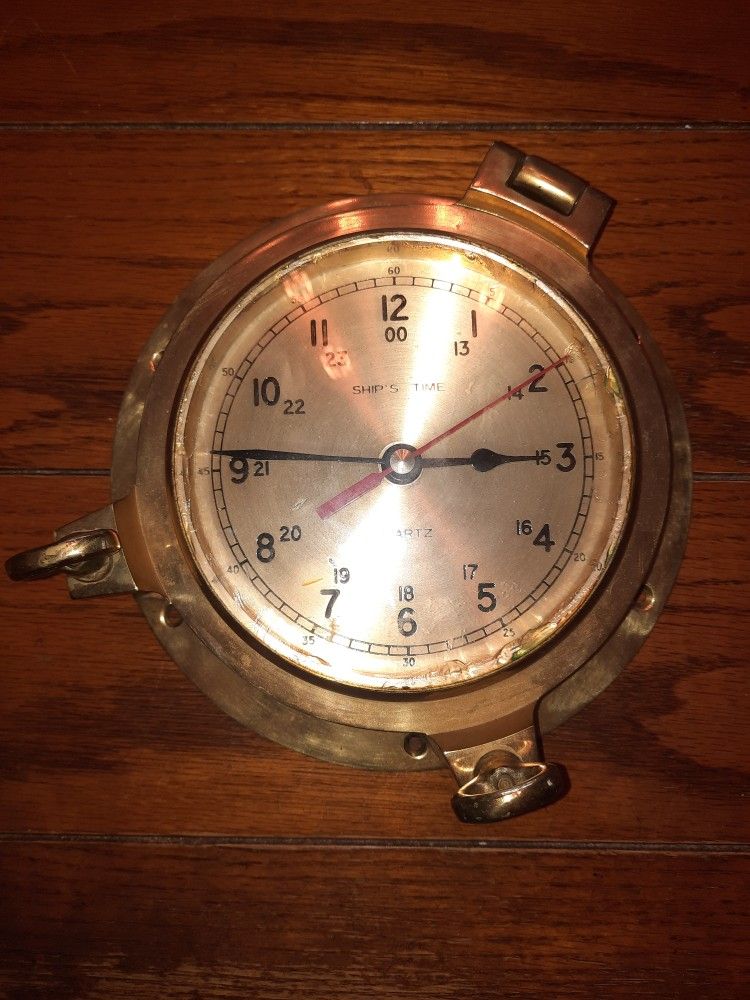 Brass Ships Clock.