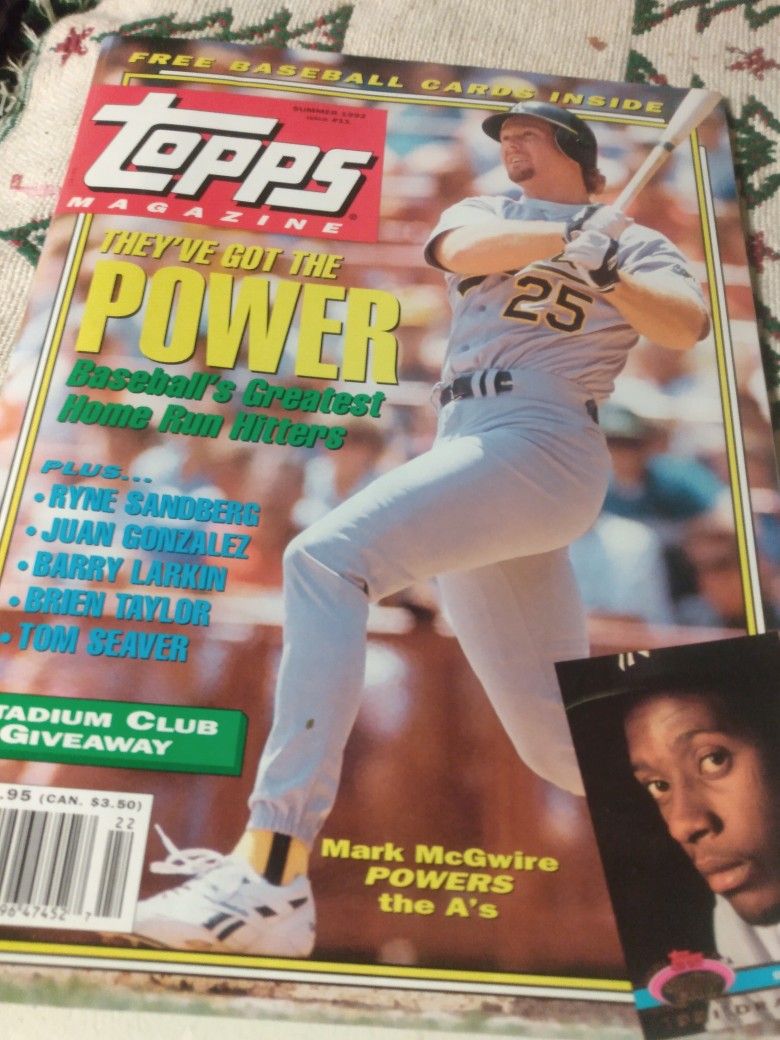 Topps Magazine With Cards And Posters