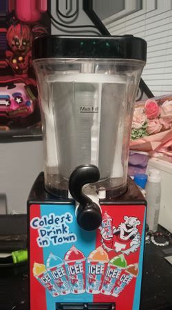 iscream Genuine ICEE Brand Counter-Top Sized ICEE at Home Slushie Maker