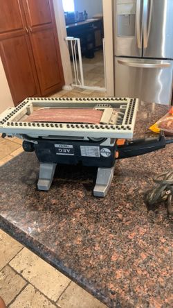 Nice AEG HBSE 75S belt sander made in Germany works good