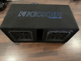 High-End Kicker Dual 12” Custom Subwoofer System – Amp + LC7i
