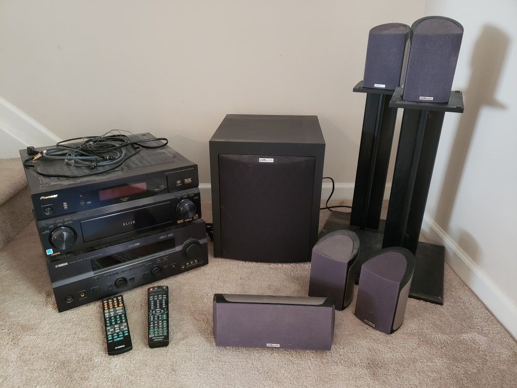 Home Stereo/Surround Sound Equipment (2 Receivers)