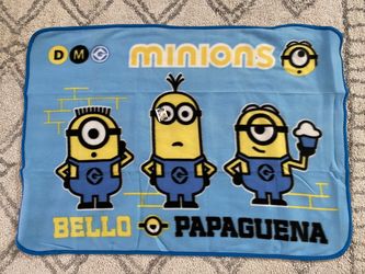 Minions kids fleece blanket Pixar Disney Anime