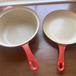 Le Creuset Enameled Cast Iron Dutch Oven Shallow Fry Pan