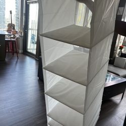 6-Shelf Hanging Closet Organizer – Like New