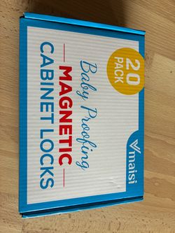 Baby proof magnetic cabinet locks