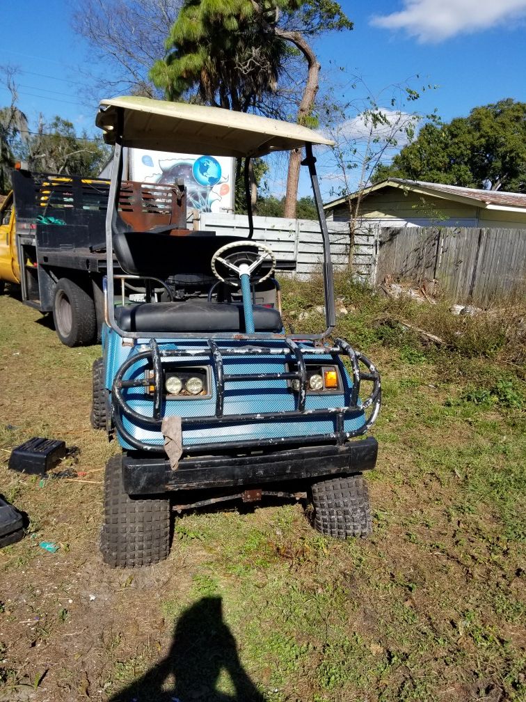 Yamaha golf cart jacked up for Sale in Riverview, FL OfferUp