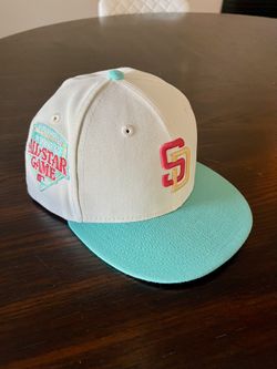  San Diego Padres 1992 All-Star 59FIFTY Fitted 6 3/4 Pink UV Side Patch NWOT
