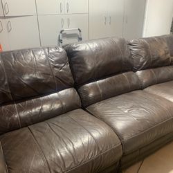 Leather Sectional