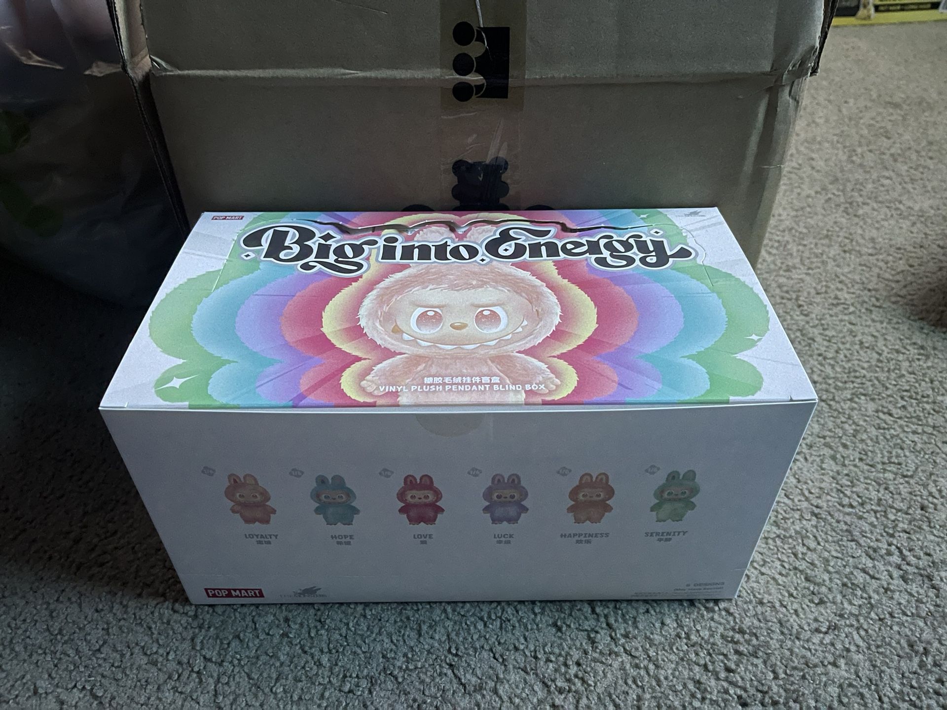 Big Into Energy Labubu  (full Box Of 6) 