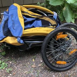 Burley D’lite ST Bike Trailer: Bike Stroll Ski Jog, Like New!