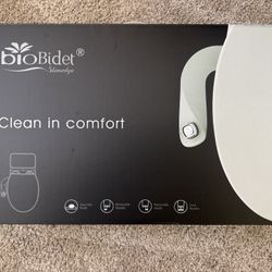 Bio Bidet SlimEdge Bidet Attachment for Toilet - Brand New 