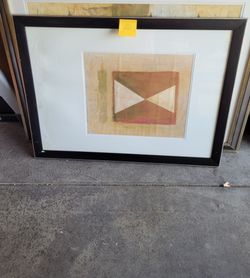 Large Framed Abstract Art Print