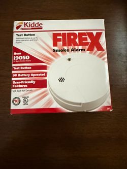 Kidde FireX i9050 Battery Operated Basic Smoke Alarm with Low Battery Alert OB