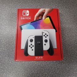 BRAND NEW Nintendo Switch OLED Model Console System w/White Joy-Cons