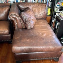 FREE Genuine Leather Chaise Lounge Chair - Pickup In Ft Lauderdale 
