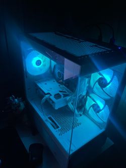 Custom Built Gaming PC with GeForce RTX 5060 msi white edition