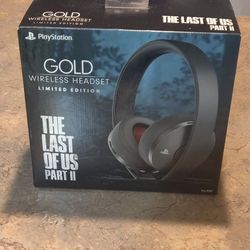 The Last Of Us 2 Gold Wireless Headset New In Box