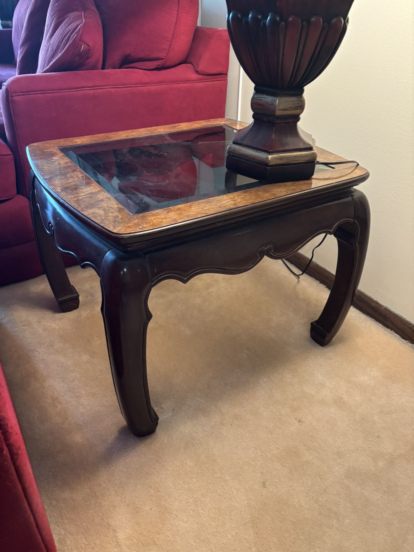 Glass Top End Tables