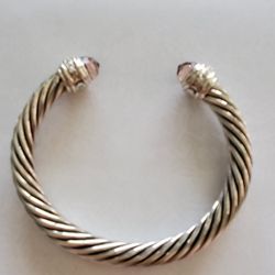 David Yurman Sterling Silver Classic Cable Cuff 