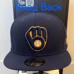 Milwaukee Brewers New Era Snap Back Hat
