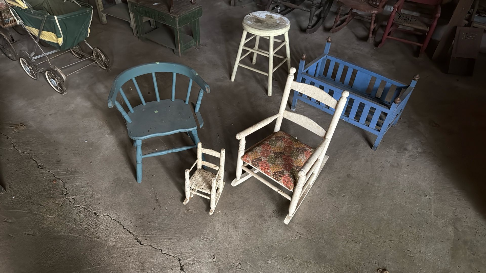 Vintage Children’s Rocker,  Chair, Doll Rocker 