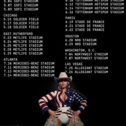 BEYONCE floor tickets 