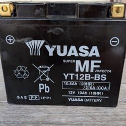 Yuasa  YT12B-BS AGM Motorcycle Battery