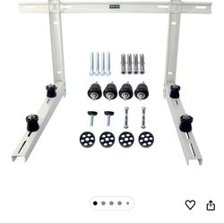 Mini Split Wall Mounting Bracket for 9000-36000Btu Foldable AC Condenser Stand Accessories for Universal Ductless Air