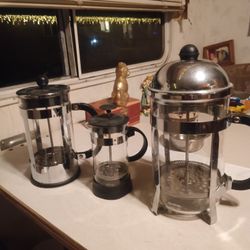 Bodum Coffee Press Maker 3 Sizes $10 Each