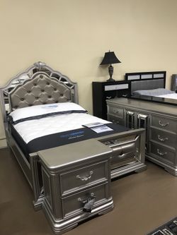 Grey bedroom set