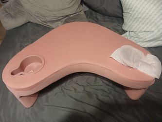 Pink Lap Desk with Cup Holder