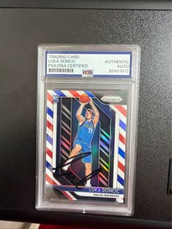 Luka autographed rookie card