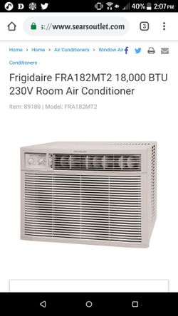 Frigidaire AC unit