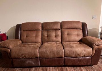 Brown 3 piece recliners